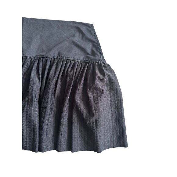 LUCKY IN LOVE X Bethanie Mattek Sands Black Ruffle COURT WORN Skort Size Medium - Picture 2 of 10